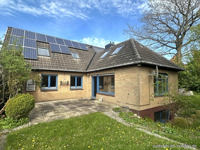 Gartenansicht Einfamilienhaus Kiel / Suchsdorf