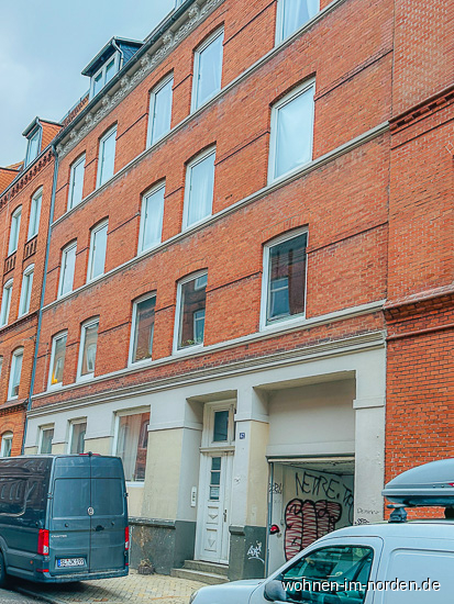 Straenansicht Erdgeschosswohnung Kiel / Schreventeich