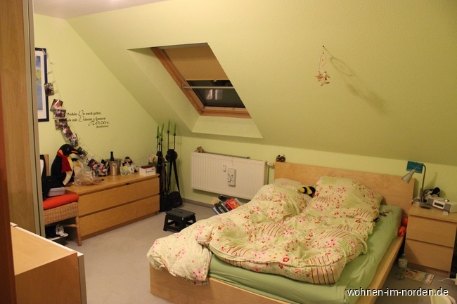 Schlafzimmer Maisonettewohnung Heikendorf