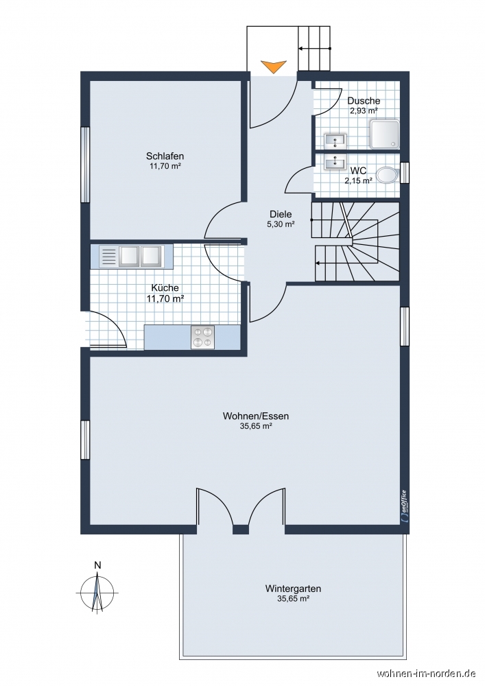 Erdgeschoss Einfamilienhaus Nortorf