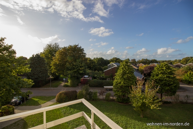 Blick vom Balkon Etagenwohnung Heikendorf