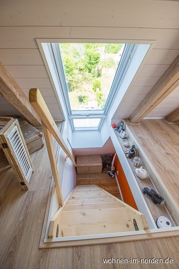 Treppe ins Dachgeschoss Doppelhaushlfte Kiel / Wellingdorf
