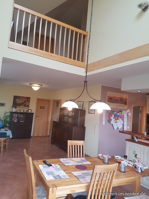 Wohnzimmer/Galerie Einfamilienhaus Nettelsee
