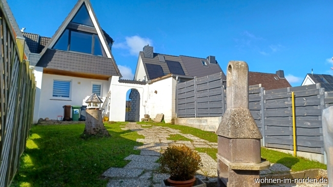 Gartenansicht Doppelhaush�lfte Schwentinental
