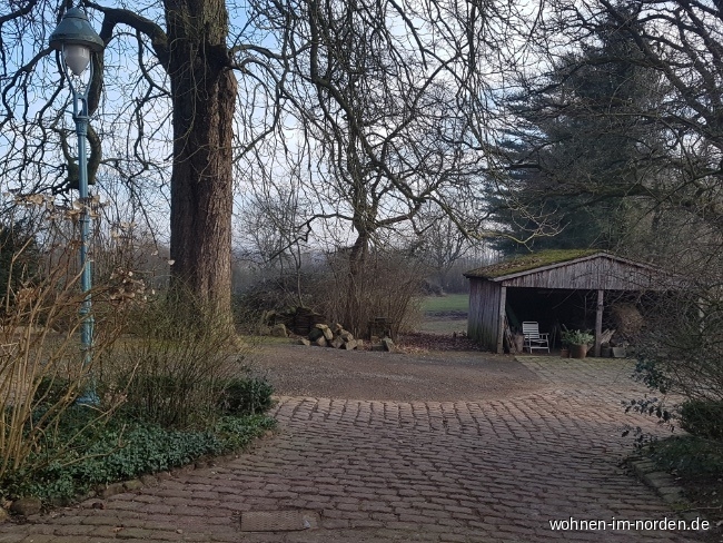Blick von der Einliegerwohnung Villa Schretstaken