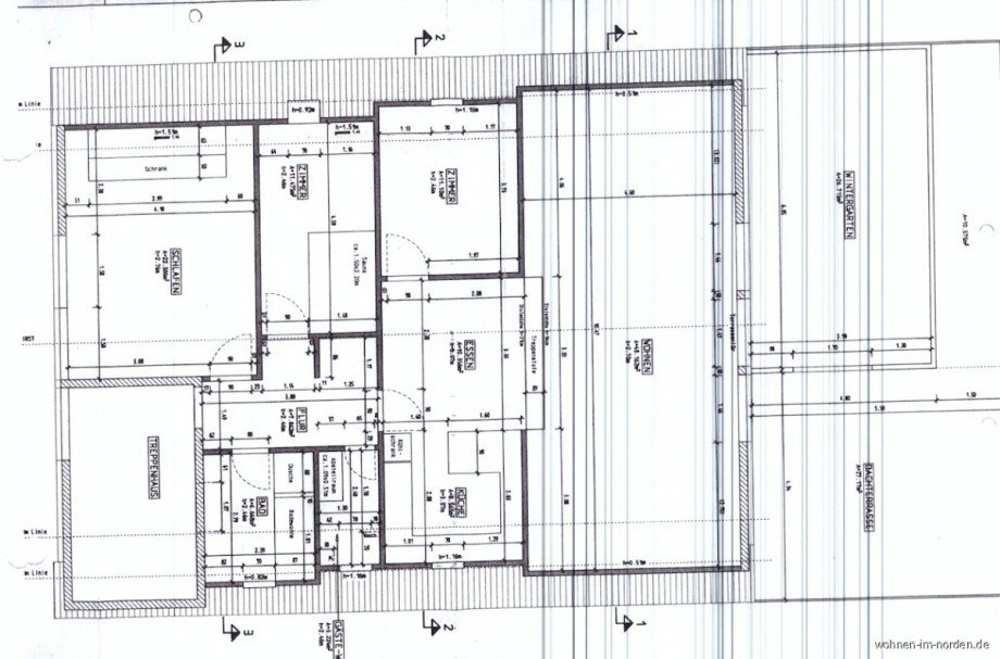 Wohnung Mitteltrakt Haus Eckernfrde
