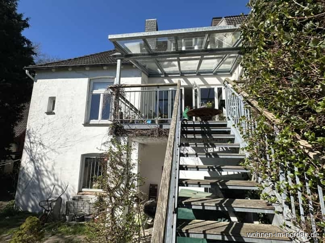 Treppe zur Veranda Villa Kiel / Hassee