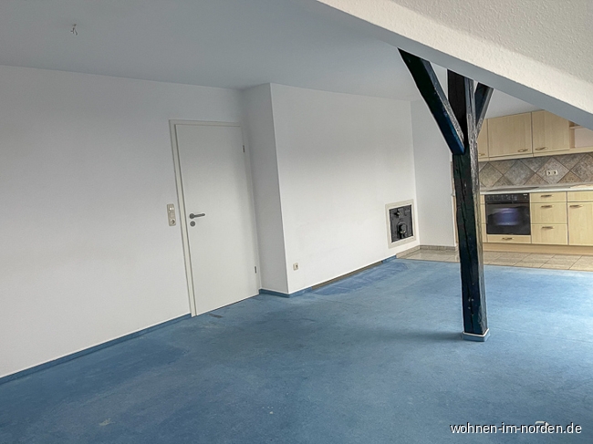 Wohnzimmer Dachgeschosswohnung Kiel