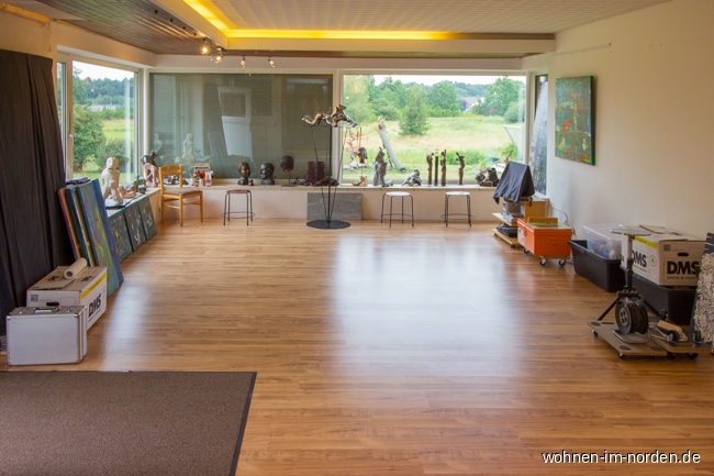 Atelier/ Wohnzimmer 2 Einfamilienhaus Osterrnfeld