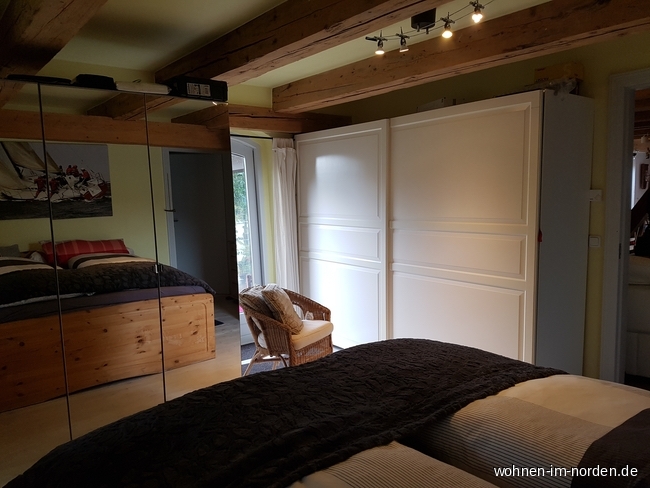 Schlafzimmer Obergeschoss Landhaus Weddelbrook