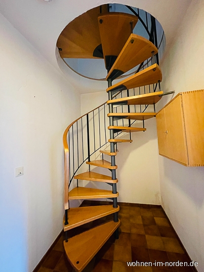 Wendeltreppe Maisonettewohnung Hamburg / Schnelsen