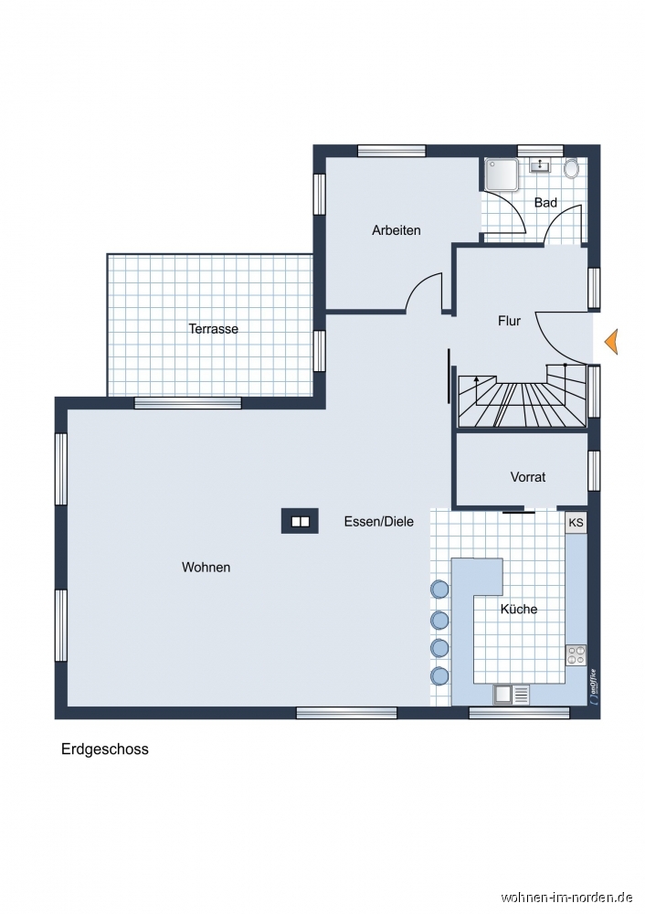 Erdgeschoss Einfamilienhaus Nettelsee