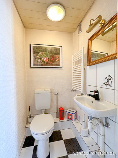 Separates WC Obergeschoss Reihenhaus Kiel / Holtenau