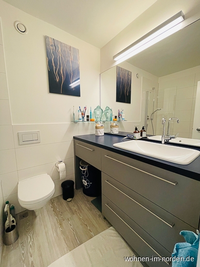 modernes Bad Etagenwohnung Kiel / Dsternbrook