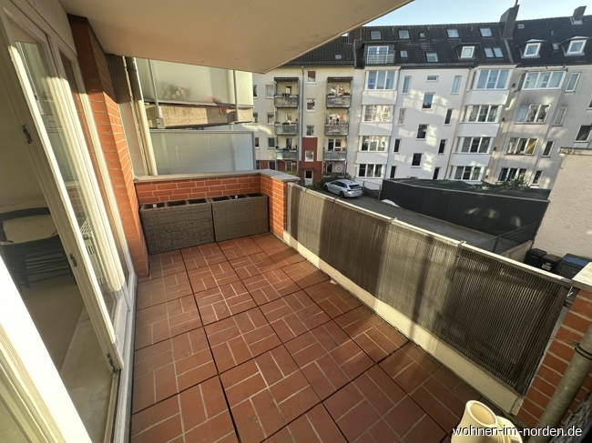 Balkon Etagenwohnung Kiel / Ravensberg