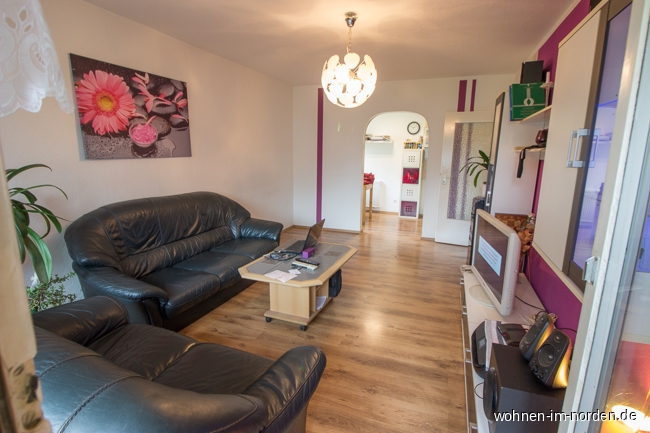 Wohnzimmer Erdgeschosswohnung Kiel