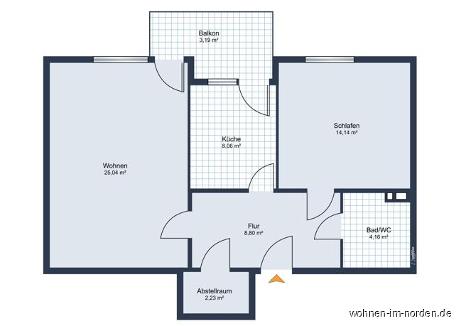 Grundriss Erdgeschosswohnung Neumnster