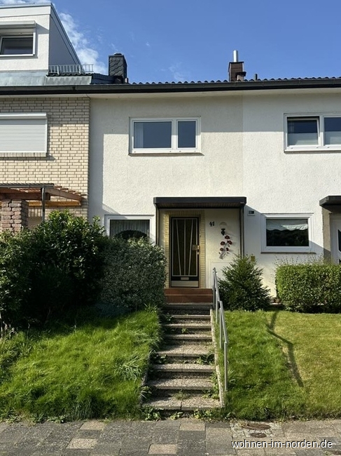 Straenansicht Reihenhaus Kiel / Friedrichsort
