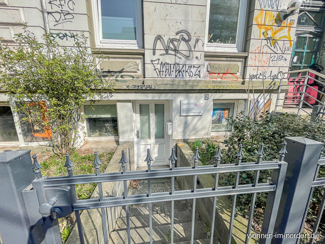 Vorgarten Erdgeschosswohnung Hamburg Sternschanze