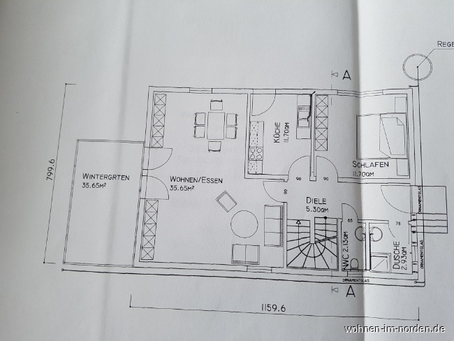 Grundriss Erdgeschoss Einfamilienhaus Nortorf