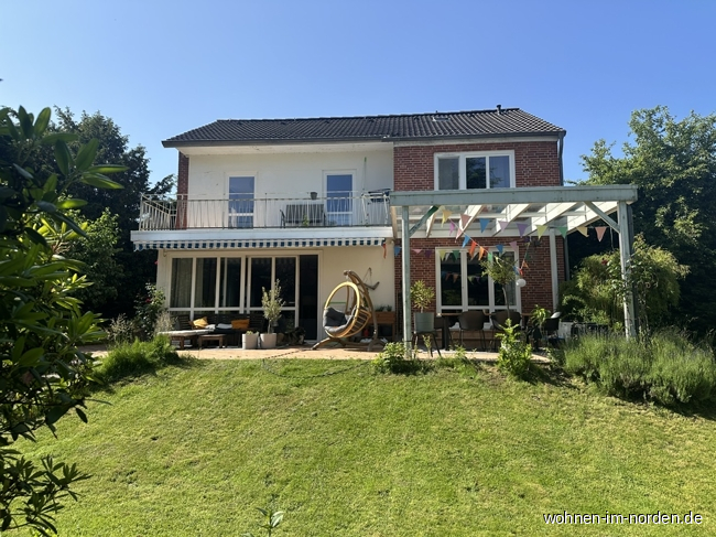 Gartenansicht Einfamilienhaus Molfsee