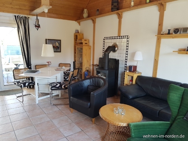 Wohnzimmer Ferienhaus Schnberg (Holstein) / Kalifornien