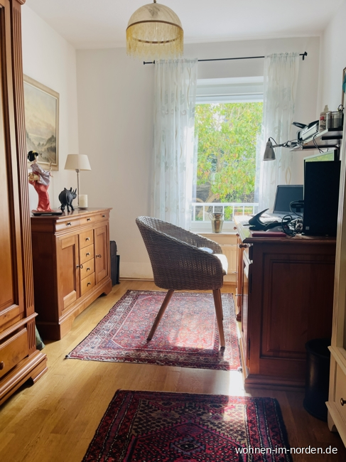 Arbeitszimmer Erdgeschosswohnung Laboe