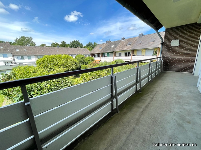 Blick vom Balkon Reihenendhaus Kronshagen