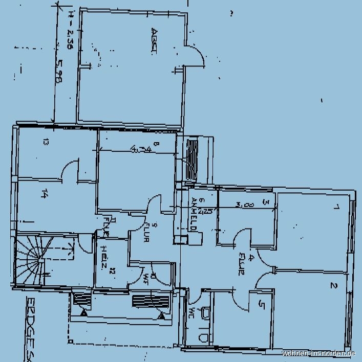 Grundriss Nr.2 Zum Bugenhagenheim 11 Haus Trittau