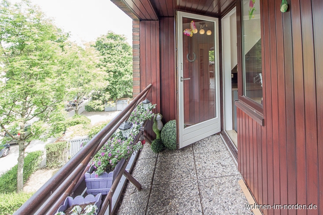 Nord-Loggia an der Kche Maisonettewohnung Schenefeld