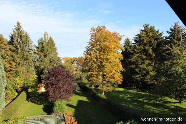 Blick in den Garten Doppelhaushlfte Hamburg / Rahlstedt