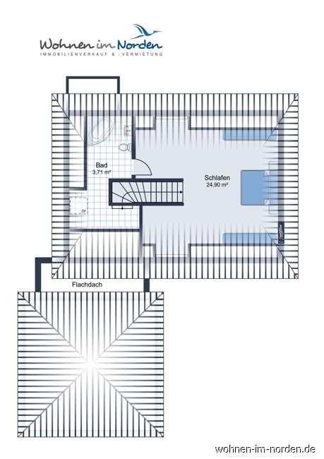 Obergeschoss Einfamilienhaus Hohwacht