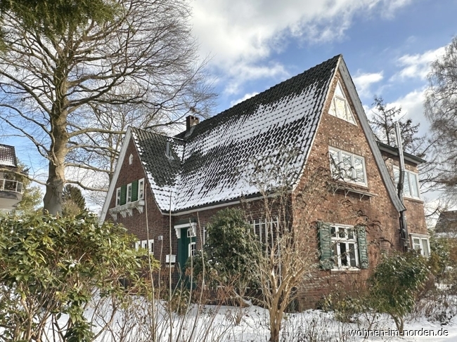 Winterstimmung Villa Hamburg / Lokstedt