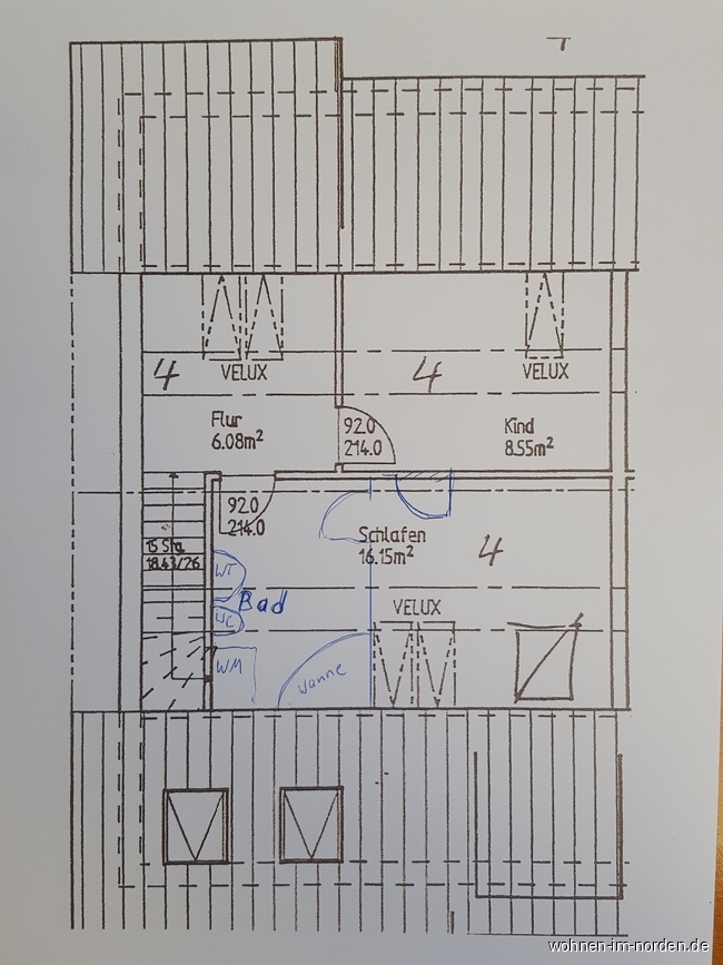 obere Ebene Maisonettewohnung Heikendorf