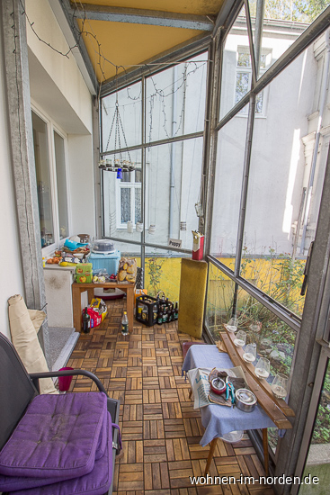 Wintergarten Erdgeschosswohnung Hamburg Sternschanze