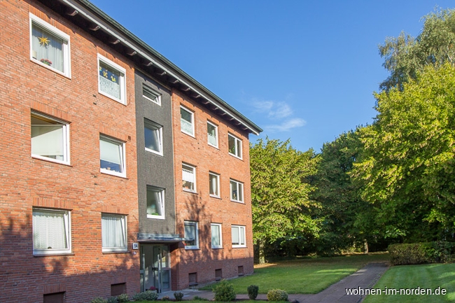 Ende der Hausreihe Etagenwohnung Hamburg / Osdorf