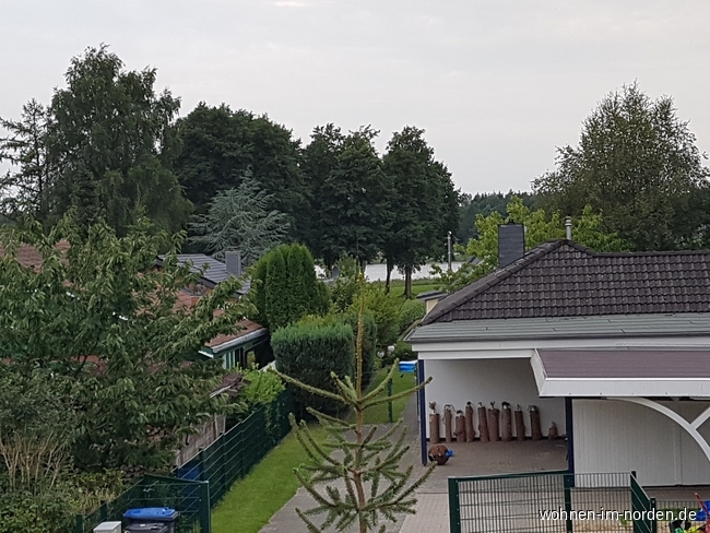 Seeblick vom Balkon Einfamilienhaus Langwedel