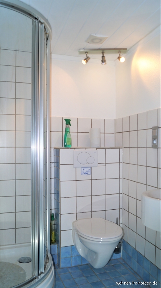 Duschbad im Dachgeschoss Etagenwohnung Lgerdorf