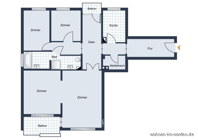  Etagenwohnung Kiel / Schilksee