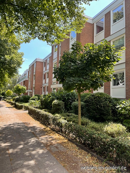 Straenansicht Maisonettewohnung Hamburg / Schnelsen