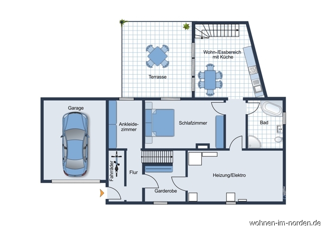 Untergeschoss (Hanglage) Einfamilienhaus Molfsee