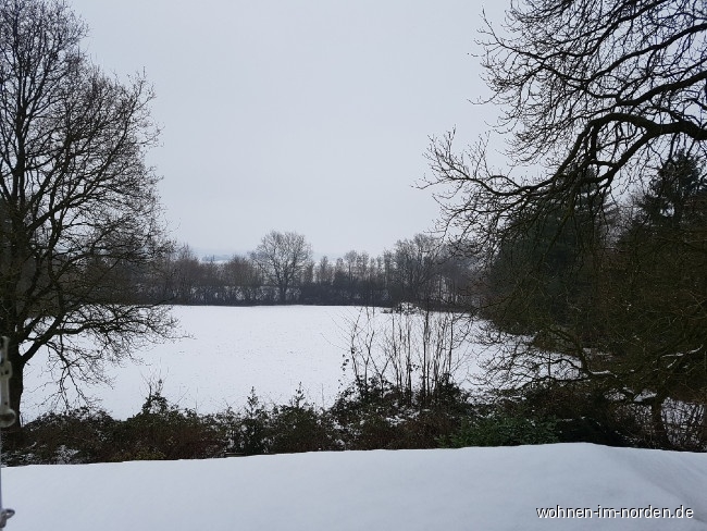 Blick aus dem Obergeschoss Villa Schretstaken