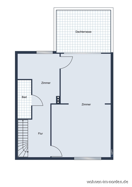 Grundriss Obergeschoss Einfamilienhaus Kiel / Ellerbek
