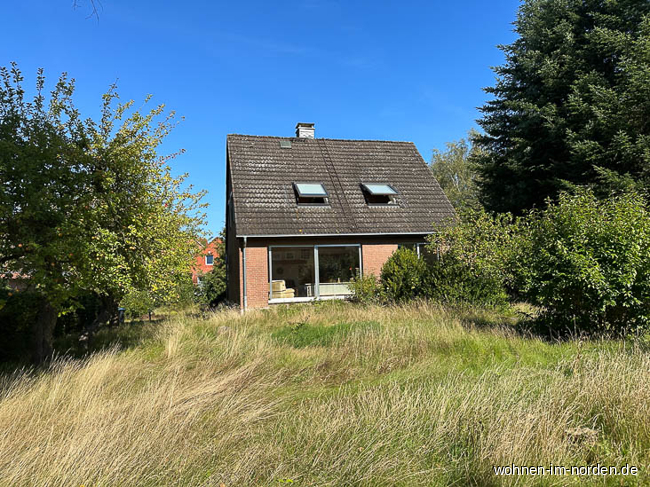 Garten von Sden Einfamilienhaus Kiel / Russee