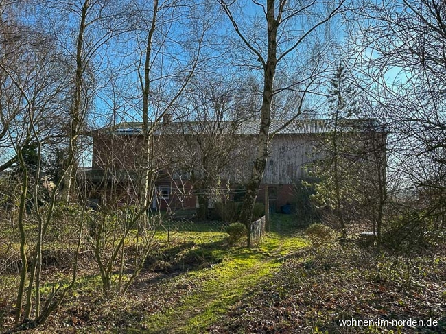 Ansicht vom Garten Resthof Besdorf