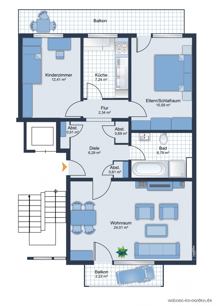  Etagenwohnung Hamburg / Eimsbttel