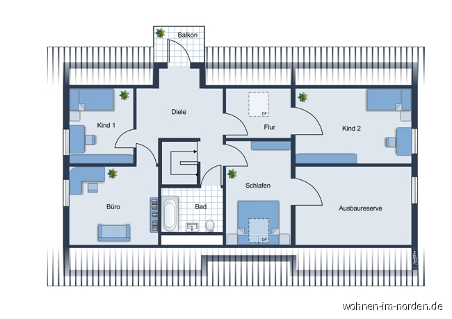 Obergeschoss Einfamilienhaus Langwedel
