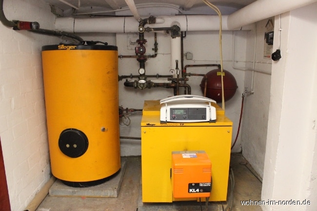 lheizung mit zentraler Warmwasserversorgung Villa Schretstaken