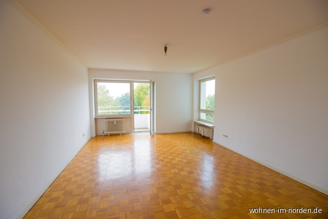 Wohnzimmer Etagenwohnung Heikendorf