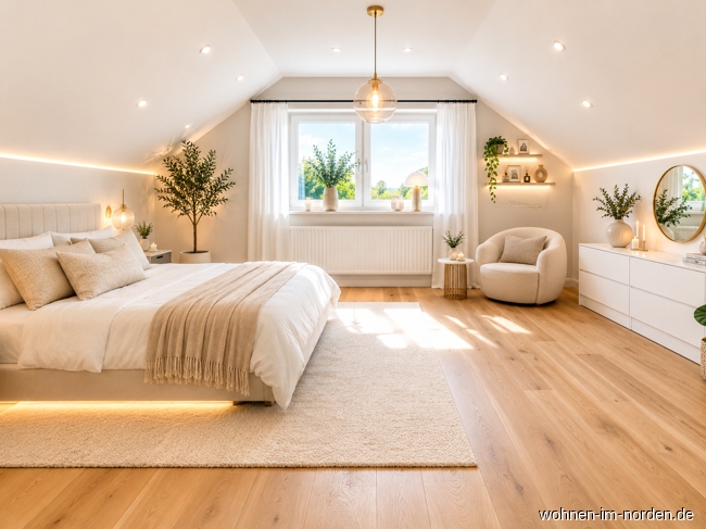 Ki-generiertes Beispiel Modernisierung Zimmer 3 Obergeschoss Einfamilienhaus Altenholz